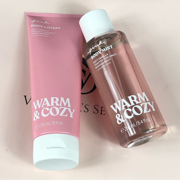 Pink Victoria Secret Soft Vanilla Toasted Coconut PassionFruit Mist & Lotion Set - Picture 4 of 4
